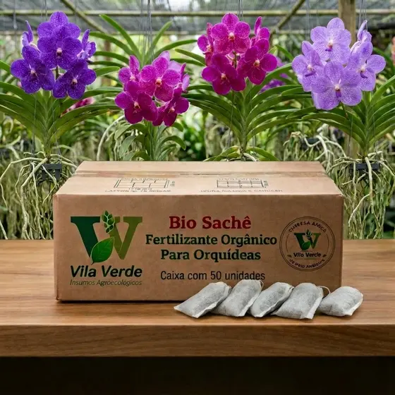 Bio Sachê Orquídeas Vila Verde caixa com 50 unidades