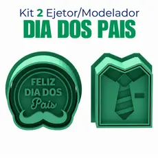 Kit com 2 Ejetores para Docinhos e Brigadeiro - Dia dos Pais