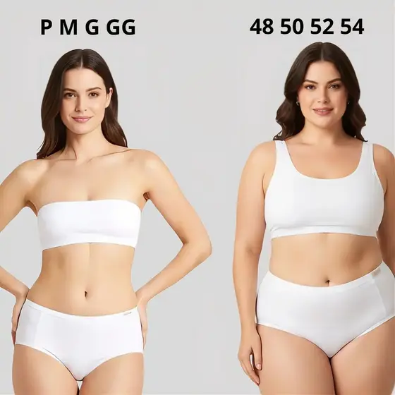 Calcinha Cintura Alta Poliamida do P ao 54 Plus Size Lateral Dupla Reforçada Ref123 Dilma Não Enrola