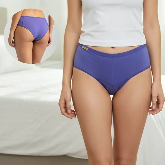 Calcinha Tanga Microfibra De Poliamida Bianca Com Cós Duplo Alto Modelagem Tradicional Conforto