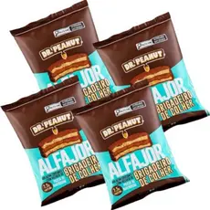 Kit 4 Unidades Alfajor Dr Peanut 55g com Whey Sabor Brigadeiro Colher