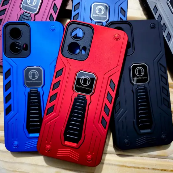 Capa Capinha Para Motorola Moto G06 / Case Motorola G06 Anti impacto com suporte magnético e mesa