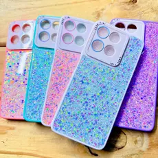 Capa Capinha Motorola Moto Edge 60 / G56 / 60 FUSION / G86 / G15 / G75 / G17 Glitter Holográfica Premium Anti Impacto