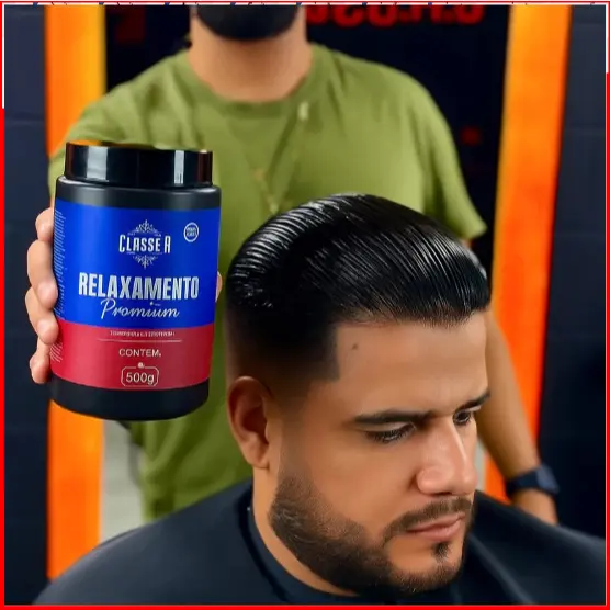 Alisante Classe A 500GR Relaxamento Premium Classe A à base de Hidróxido de Sódio Alisante Fio a Fio