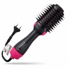 Escova Secadora 3 em 1 Profissional 110V com Íons Negativos Alisa Seca Modela Anti Frizz para Todos os Cabelos