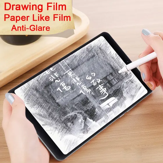 Como Escrita Em Papel Protetor De Tela Para Samsung Galaxy Tab S6 Lite S7 S8 S9 PLUS FE ULTRA Película De Desenho Para