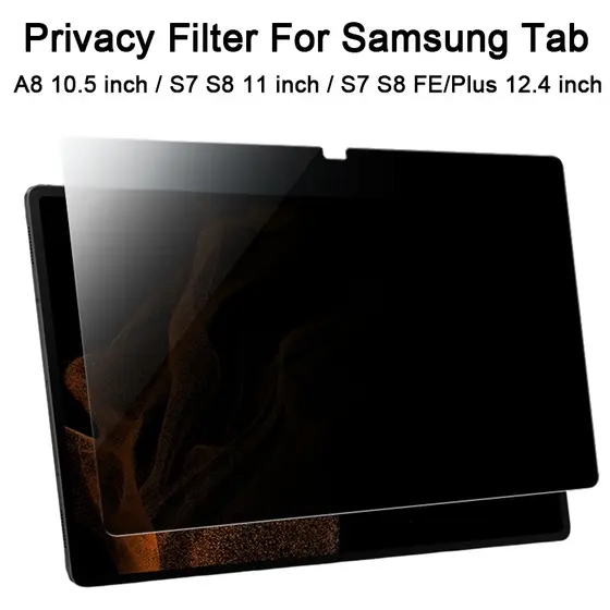Privacy Screen Protector  For Samung Galaxy Tab S6 lite S7 plus FE S8 S9 PLUS ULTRA  PET  Anti-spy Filter Film