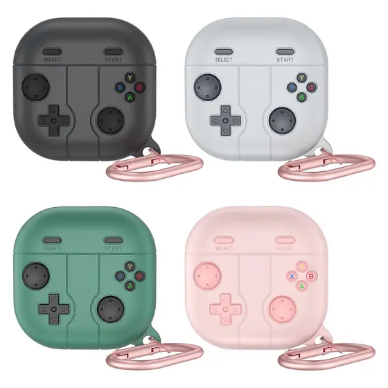 Capa De Silicone Macio Para Console De Jogos 3D SAMSUNG Galaxy Buds-LIVE-FE-PRO-2 Protetora Apenas Proteção