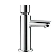 Torneira Lavatório Automática Temporizada Bancada Abs Cromada