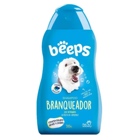 Shampoo Branqueador Beeps Para Cães E Gatos Pet Society