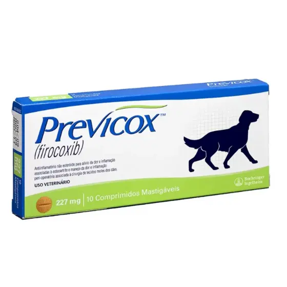 Anti-inflamatório Previcox 227mg 10 Comprimidos Firocoxib