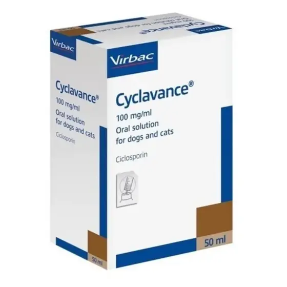 Cyclavance 100 Mg/ml Virbac Original 50ml Cães Dermatite