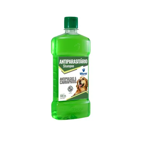 Shampoo Para Cães Antipulgas e Carrapatos Dugs 500ml World