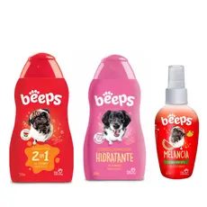 1 Shampoo Melancia 1 Condicionador 1 Colonia Melancia Beeps