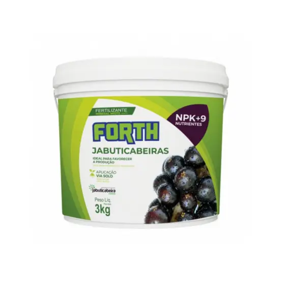 Fertilizante Forht Jabuticabeira Balde 3kg Frutas