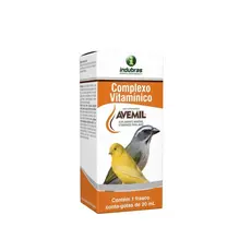 Avemil Complexo Vitamínico 20ml Suplemento Para Pássaros