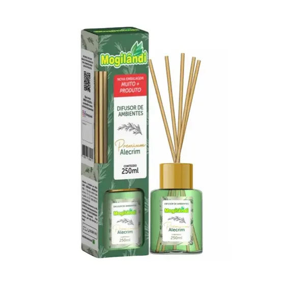 Difusor de Ambientes Premium Mogilândi Alecrim 250ml