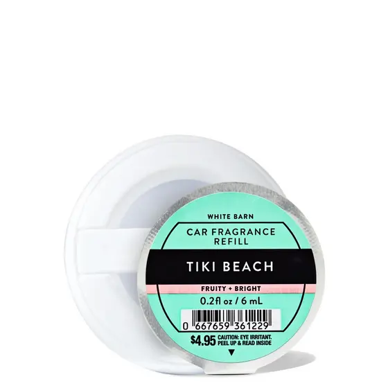 Aromatizador de Carro Refil, Tiki Beach, Bath & Body Works