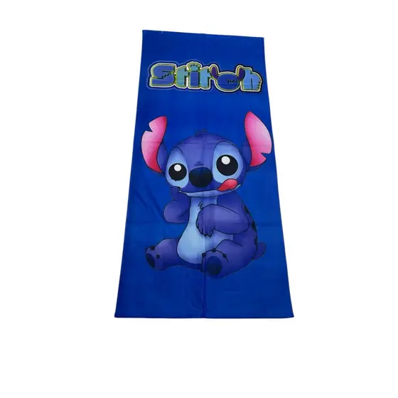 TOALHA DE BANHO STICH PRAIA E PISCINA 70CM X 1,40M
