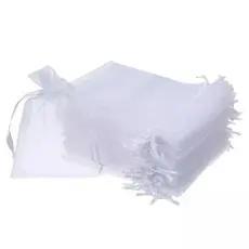 SACO ORGANZA BRANCA 30X40 10 UNIDADES