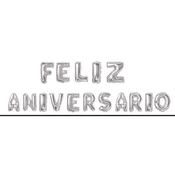 FELIZ ANIVERSARIO 18X19 DECORAÇÃO PARA FESTAS.