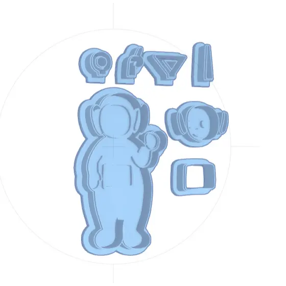 CORTADOR TELETUBBIES - 8 CM