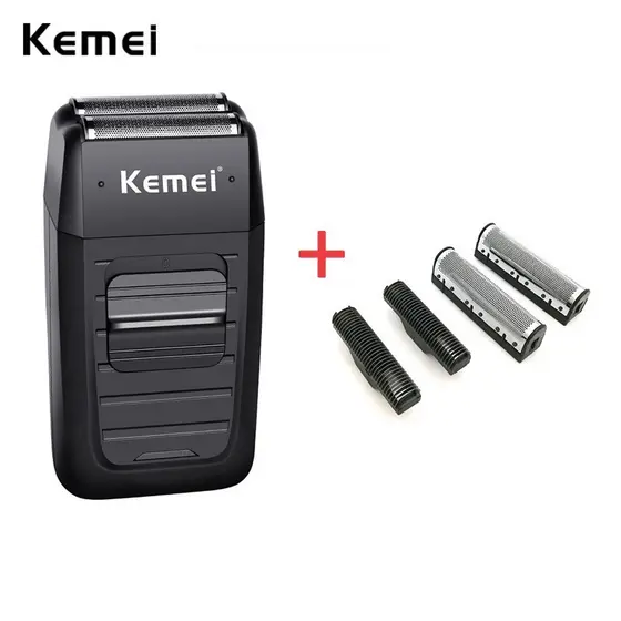 Kemei Km-1102 Barbeador Elétrico / Máquina De Acabamento Com Lâmina Twin / Forte