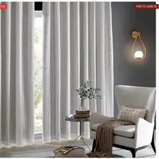 Cortina Blackout Com Voil CORTALUZ 100% p sala/quarto/escritório