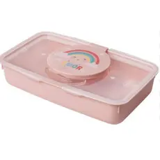PORTA LENCO UMEDECIDO ROSA - PLASUTIL
