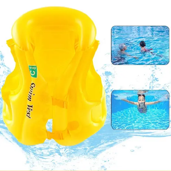 Colete Inflável Infantil Bóia Salva Vidas Crianças Piscina e Praia