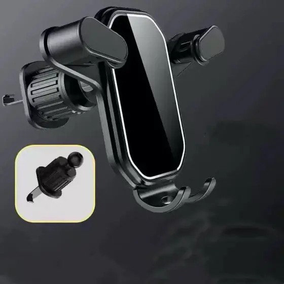 Suporte Veicular Carro Para Celular 360 ° Giratório Universal Multifuncional Ventilacao Ar JE-12