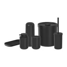 Conjunto P/ Banheiro Bold Dispenser Sabonete Algodão Lixeira Monte Seu Kit Organize Seu Banheiro Ou