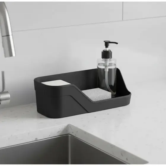 Organizador De Pia Trium Compacto Porta Detergente Bucha Ou