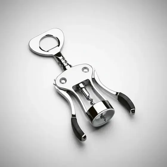 Abridor de Garrafa Em Aço Inox Saca Rolhas Brinox