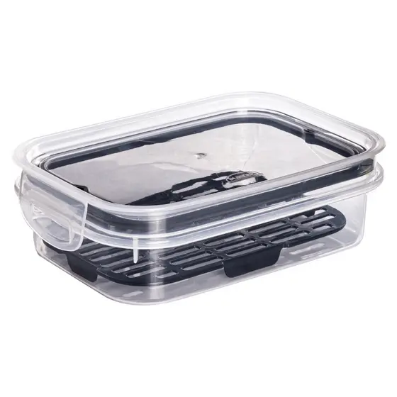 Pote Hermético Com Escorredor 500ml Retangular Plasutil