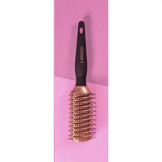 Escova De Cabelo Ventilada Bronzer Modeladora - Lanossi