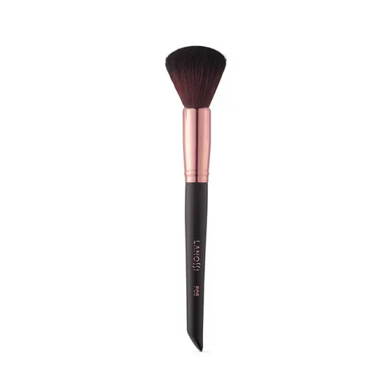Pincel de Maquiagem Facial Chanfrado Silicone Reto Blush Leque Lábios Sobrancelha - Lanossi