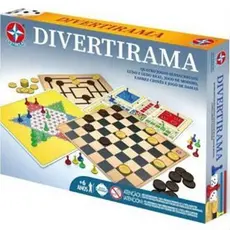 Jogo de Tabuleiro Divertirama – 4 Jogos em 1 para Crianças - Estrela