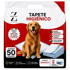 Tapetes Higiênicos 60x60 6 Camada Premium Xixi Cães Cachorro
