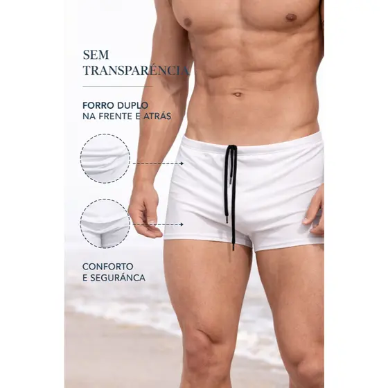 Sunga Boxer Masculina Premium | Conforto Total + Proteção UV