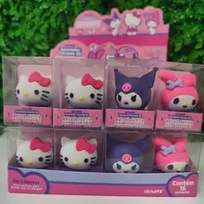 Apontador Hello Kitty e Amigos Kuromi My Melody Apontador 3D Formato Hello Kitty LEOARTE Apontador Sanrio Material Escol