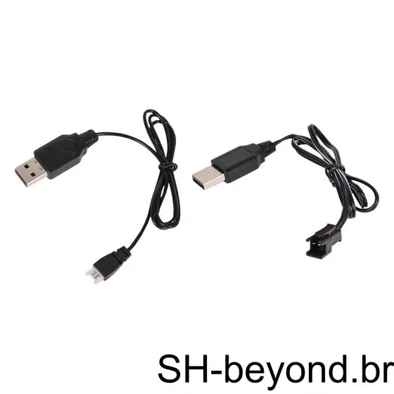Substituição Do Cabo De Carregamento 3.7V Bateria Carregador 3.7V Porta USB Helicóptero RC