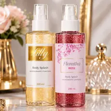 Body Splash Feminino Lily Florata Rose 200ml Fragrância Premium Floral e Duradoura