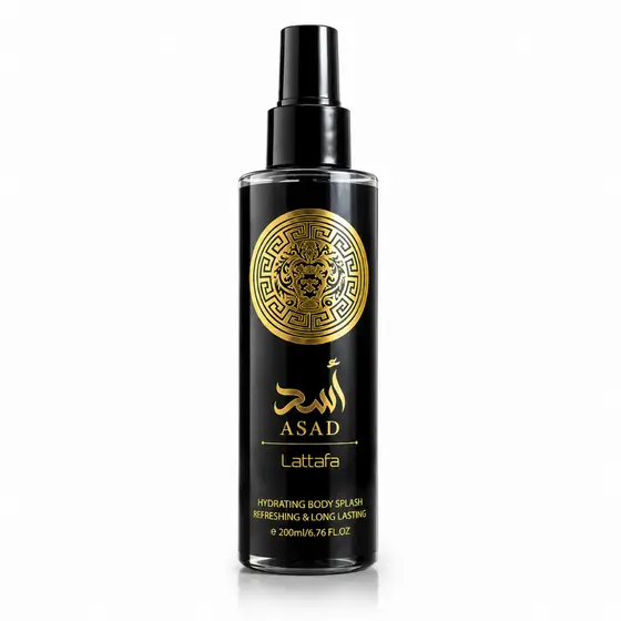 Body Splash Asad 200ml Aroma Árabe Intenso com Fixação Prolongada