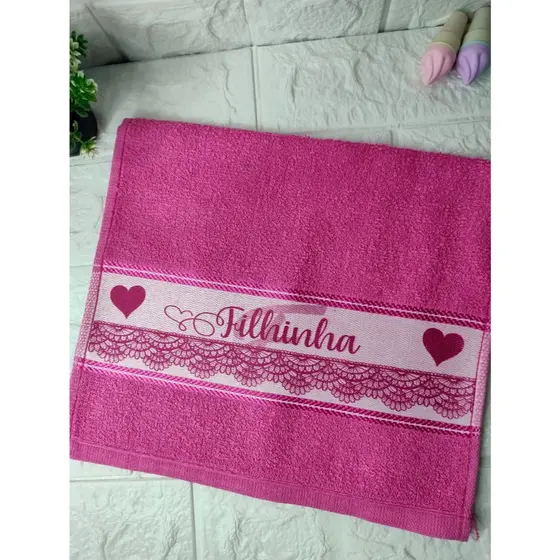 KIT COM  2 TOALHINHAS  PERSONALIZADA TOALINHA INFANTIL PRESENTE LEMBRANCINHA DE FESTA