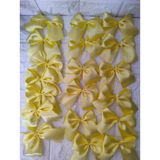 KIT DE LAÇOS DE CETIM PRONTOS – LAÇOS SIMPLES PARA FESTA,PRESENTE E ARTESANATO