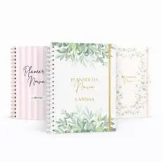 Planner da Noiva Personalizado Nome A5 Agenda Caderno Organizador de Casamento Presente Para Noiva