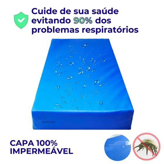 Capa P/ Colchão Berço E Solteiro Protetor Hospitalar Antiácaro Impermeável Macio Silencioso Premium