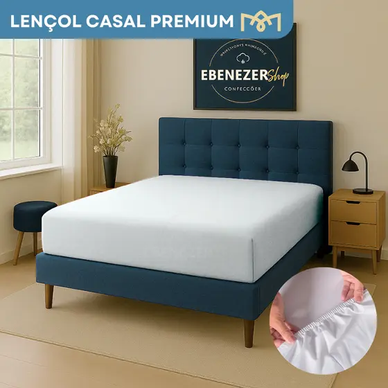 Lençol Micropercal Avulso C/ Elástico Solteiro Casal Queen King 170 Fios Suave Maciez E Conforto