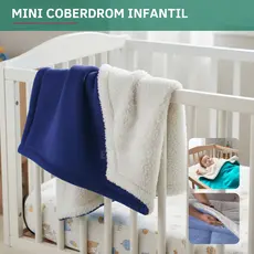 Cobertor Infantil Coberdrom Sherpa Carneirinho Super Macio Quentinho Antialérgico Conforto Premium